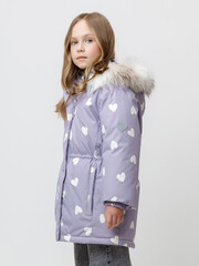 куртка  для девочки  ВК 38122/н/2 УЗГ
