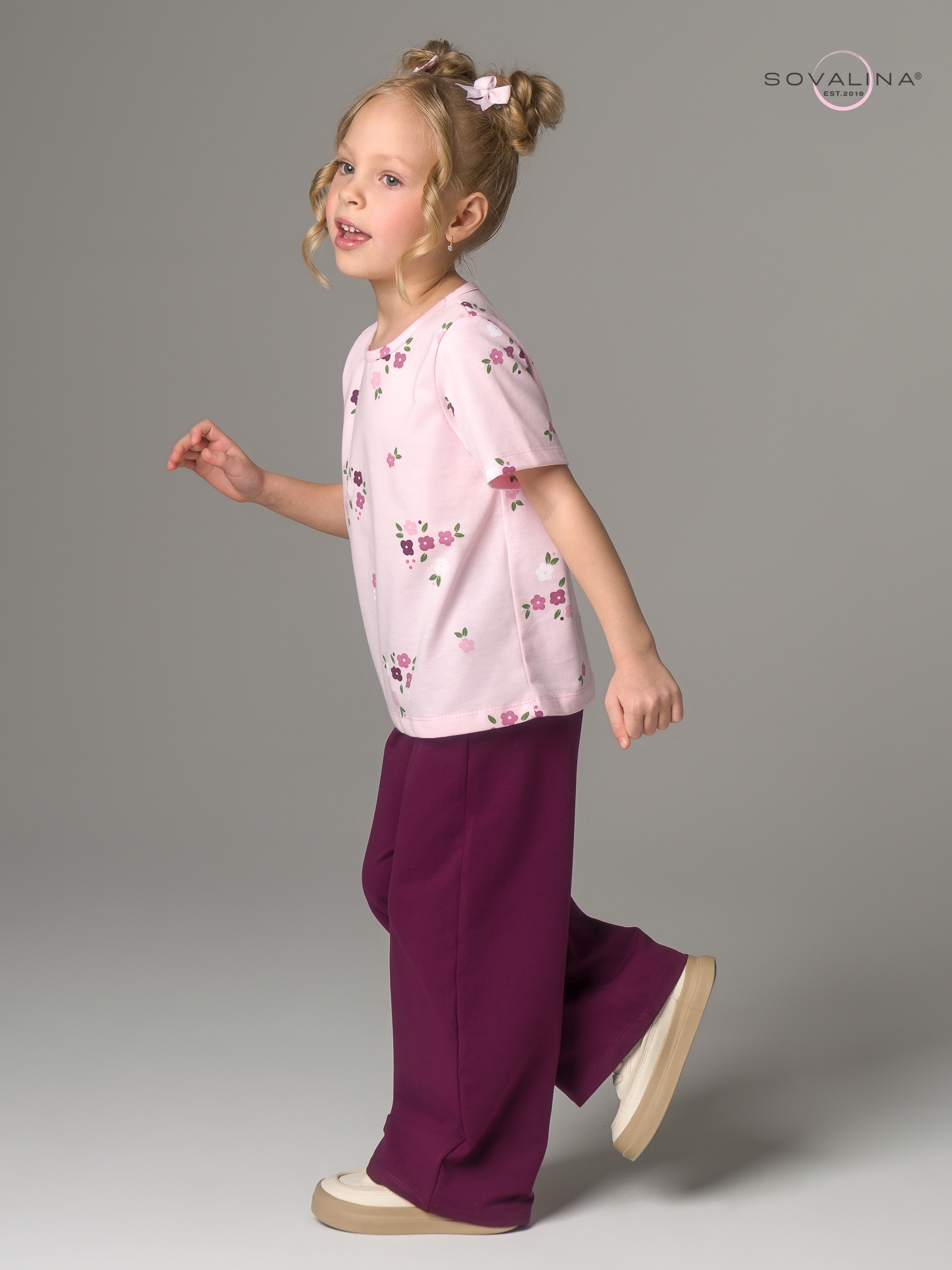 Костюм Лето букетик принцессы роза-слива