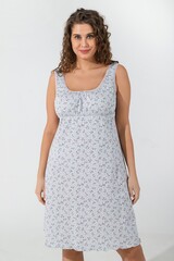 Ночная сорочка Татьяна Виотекс СЕРО-ЗЕЛЁНЫЙ