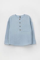 рубашка  для мальчика  ТК 33012/нежно-голубой