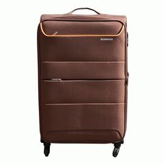 Чемодан Redmond тканевый облегченный средний Коричневый 68x43x27+3 см