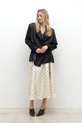 Юбка расклешенная в горох