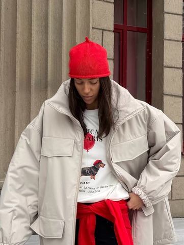 Шапка Бини | Красный