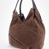 Сумка Саломея 101 эко-замша шоколад