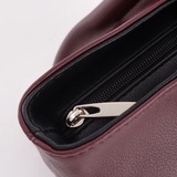 Сумка Саломея 362 наппа бордо + черный