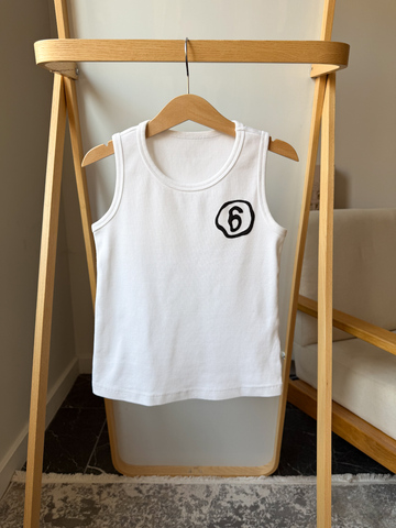 Хлопковый топ MM6 Maison Margiela, 128