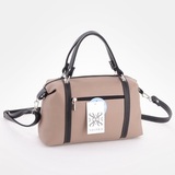 Сумка Саломея 127 норвежский тауп + черный