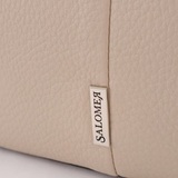 Сумка Саломея 479 леар бежевый + шоколад