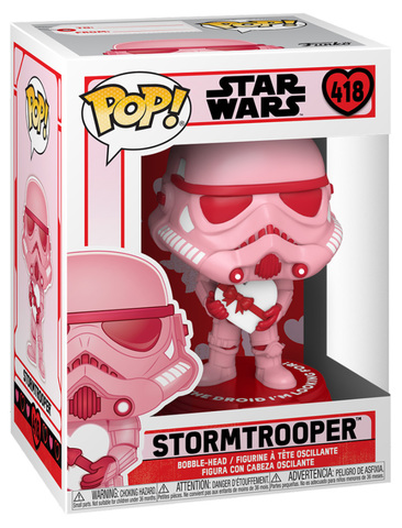 Funko POP! Bobble: Star Wars: Valentines: Stormtrooper with Heart || Штурмовик с любовью