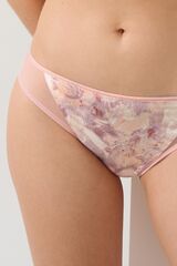 Трусы слипы классического кроя LISCA OLENA 22330_Мраморный розовый