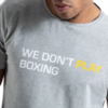 Футболка BoxRaw We Don`t Play Boxing Grey