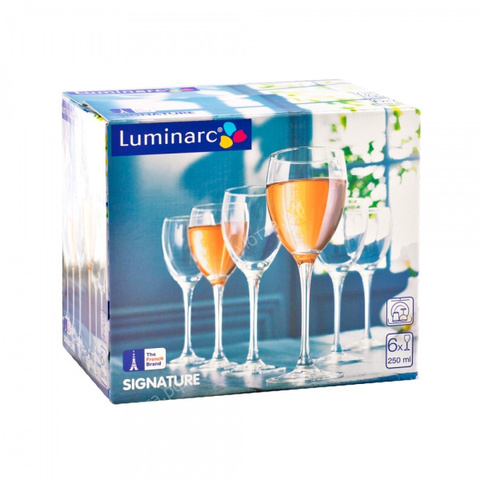 Набор фужеров для вина Luminarc Cигнатюр 250 мл (6 шт) - купить 2