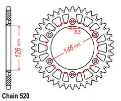 звезда ведомая Suzuki RM / RM-Z