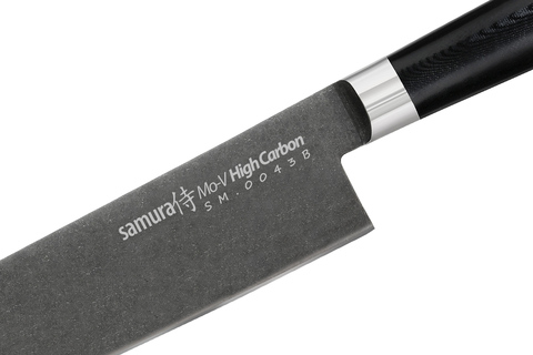 Нож кухонный Накири 16.7см Samura Mo-V Stonewash SM-0043B/K