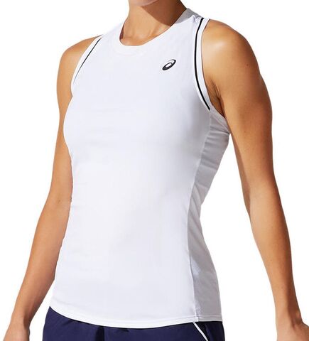 Топ теннисный Asics Court W Piping Tank - brilliant white