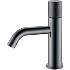 Boheme 121-SGM.2 Смеситель STICK для умыв. низ. Gun Metal низкий с ручкой TOUCH фото