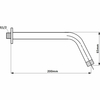 Aquanet 257159 STATIC 2.03 Встр. Смеситель c верх. и ручным душем (257159)