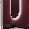 OV45F Зеркало SANCOS "Oval Led", фронтальная подсветка 450х900