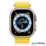 Apple Watch Ultra GPS + Cellular 49mm Titanium Case with Yellow Ocean Band