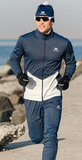 Элитная утеплённая лыжная куртка Nordski Pro Blue/Pearl Blue