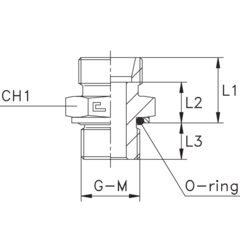 Штуцер FH DL12 М16х1.5 (корпус) CAST