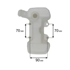 Бак топливный DDE GBS330RD (TBC331D.01.13.00-1)