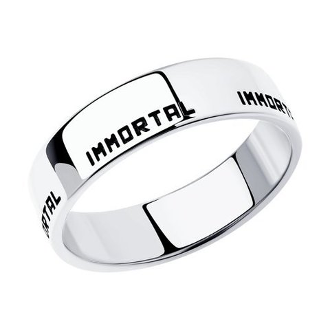 95010153 - Кольцо широкое  из серебра IMMORTAL