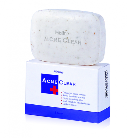 Купить выгодно Антибактериальное мыло с триклозаном от акне Acne Clear MISTINE 90g Тайланд