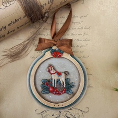 Молд лошадка новогодняя Арт. 1478