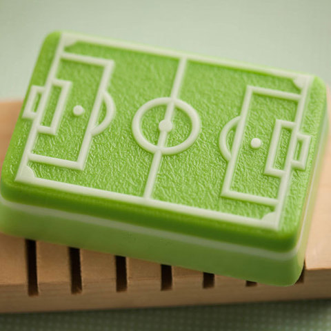 Футбольное поле пластиковая форма для мыла