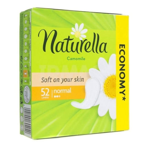 Прокладки ежедн NATURELLA Camomile Light Trio 52 шт ГЕРМАНИЯ