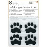 ABS-противоскользящие наклейки Regia для носков черный (8 шт.)