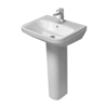 Duravit DuraStyle Пьедестал для раковины,  цвет белый для  231955, 231960, 231965,¶232012, 232010, 232080, 232065, 232610, 232680, 232510, 232580, 23 858290000