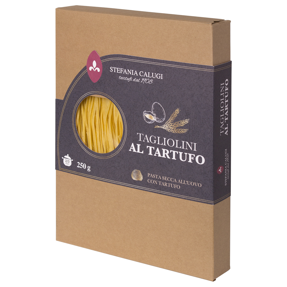 Stefania Calugi Тальолини яичная паста с трюфелем, 250г