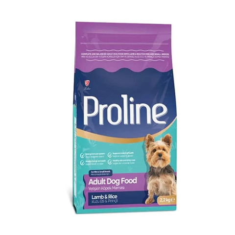 Сухой корм Proline Mini с мясом ягненка, для взрослых мелких пород собак, 2,2 кг.