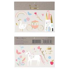 Переводные татуировки "Princess &amp; Unicorn"