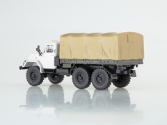 ZIL-131 flatbed truck with awning white-beige Our Trucks #8 (limited edition)