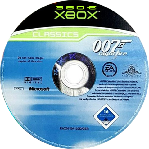 James Bond 007: Night Fire (XBOX360E) [Xbox 360]