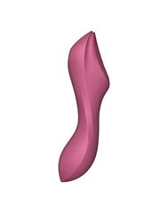 Малиновый вакуум-волновой вибростимулятор Satisfyer Curvy Trinity 3 - 