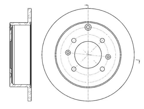 Диск тормозной G-brake  GR-01637