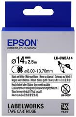 656903 Картридж EPSON с лентой LK6WBA14 (кабельная, термоусадочная, белая, текст черный, диаметр 14мм./ длина 2.5м)