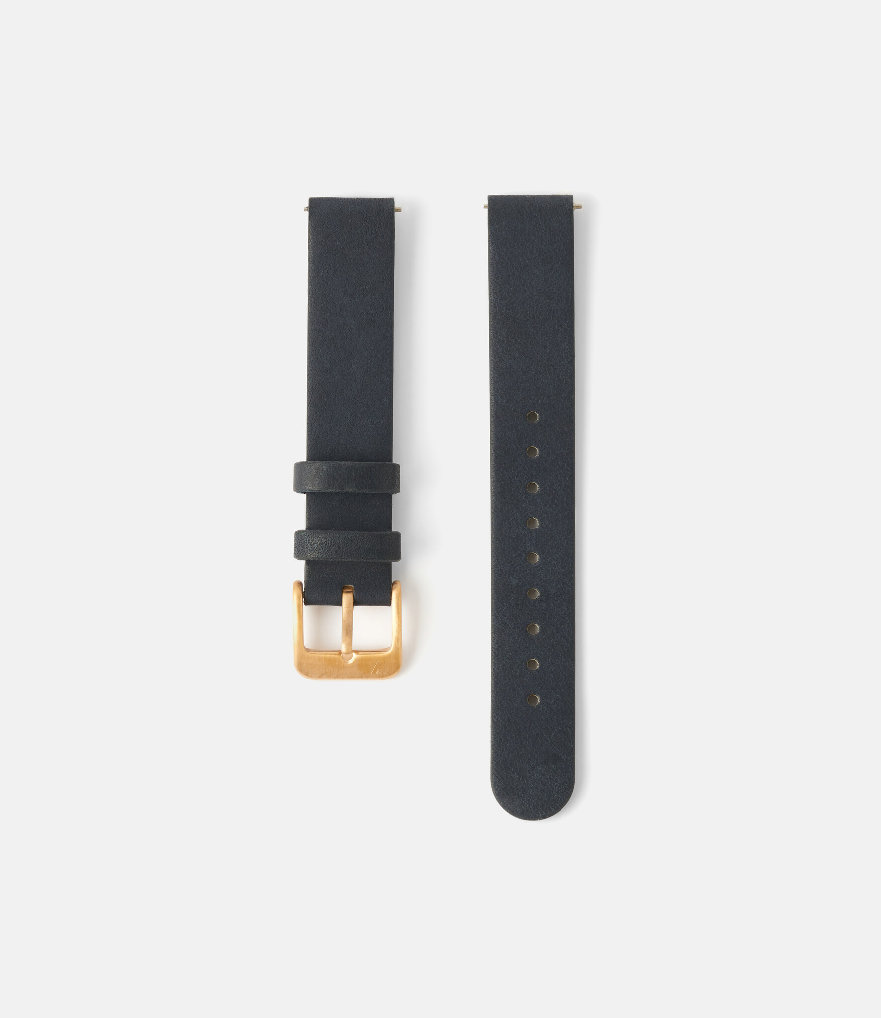 Maven Strap Navy Leather Rose Gold — ремешок для часов (16 мм)