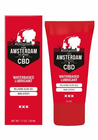 Лубрикант на водной основе CBD from Amsterdam Waterbased Lubricant - 50 мл. - Shots Media BV Pharmquests PHA198