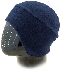 Шапка флисовая с ушками Skully Elastic Fleece Ear Hat navy - 2