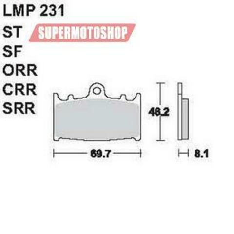 Тормозные колодки премиум класса AP RACING (BREMBO) AP-LMP231 SF