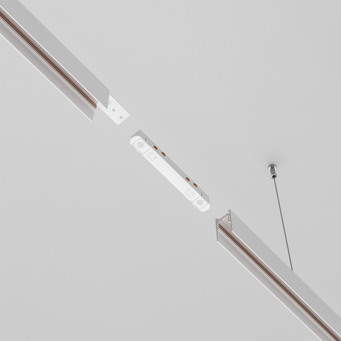 Комплектующие для систем освещения с токоведущими элементами Maytoni Accessories for tracks exility TRA034PC-42W