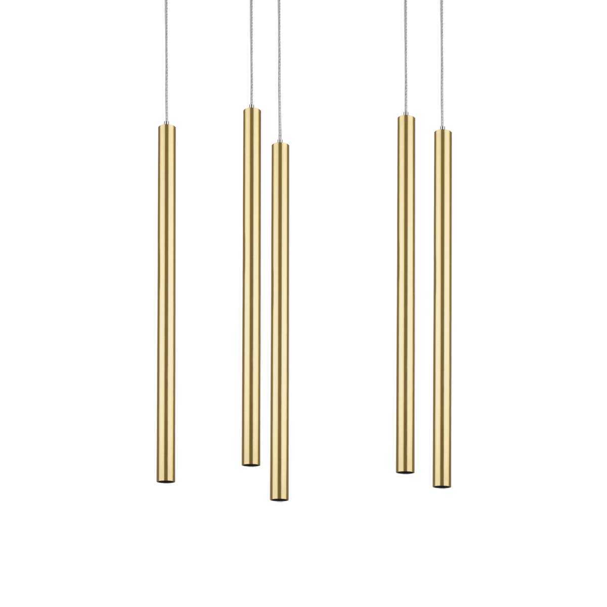 L5T747233 Люстра TUBO LED 25W 1500LM 25G ЗОЛОТО 3000K