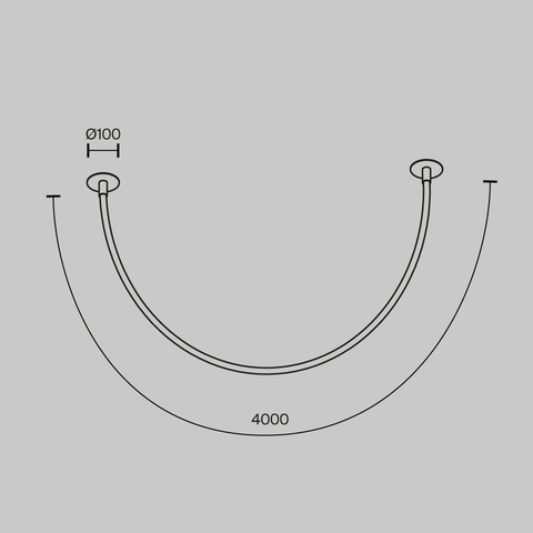 Подвесной светодиодный светильник Maytoni Tau MOD146PL-L40G3K