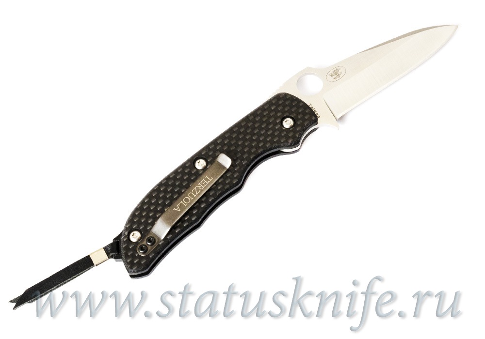 Нож Spyderco C131CFP Terzuola Slipit S30V CF
