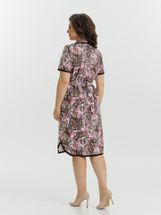 4572 Халат на пуговицах